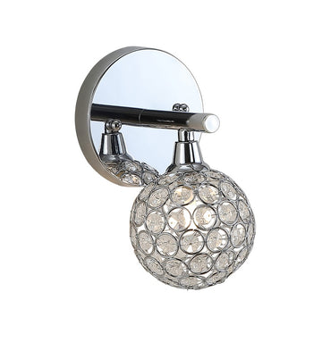 Maeve Iron/Glass Contemporary Glam LED Vanity Light - JONATHAN Y